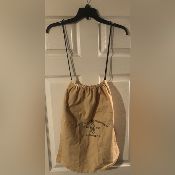 Christian Audigier Large Tan Dust Bag - Picture 1 of 3
